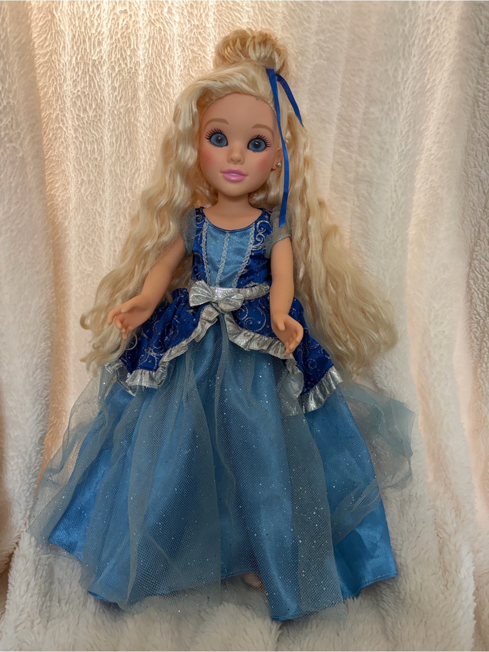 Disney Blue Princess Doll in Sparkling Gown